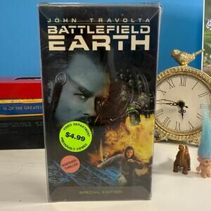 Battlefield Earth VHS 2000 John Travolta Sci-Fi Special Edition Tested